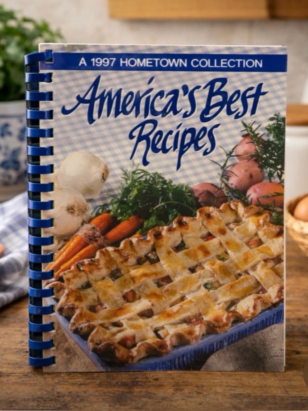 1997 America's Best Recipes Hometown Collection Cookbook Spiral Bound Oxmoor